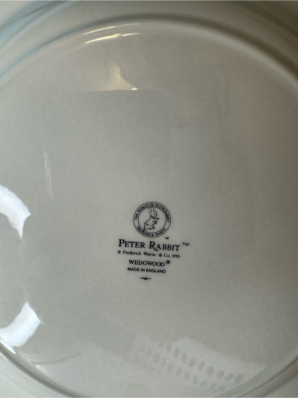 Plate with Peter Rabbit Design - Picture 6 of 7